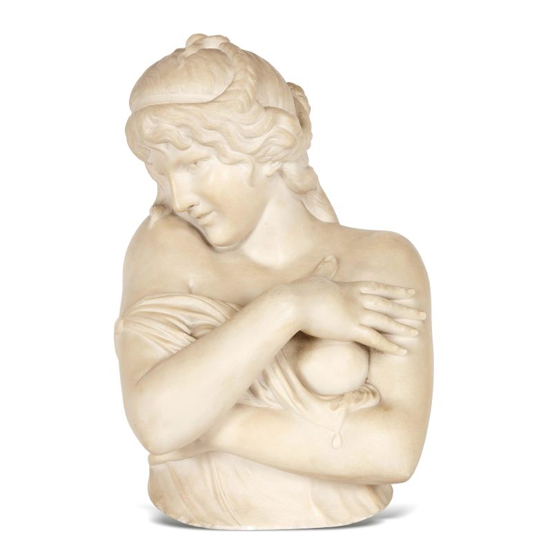 Anonymous sculptor, 19th-20th century  - Auction INTERNATIONAL FINE ART AND AN IMPORTANT COLLECTION OF PENDULES “AU BON SAUVAGE” - Pandolfini Casa d'Aste