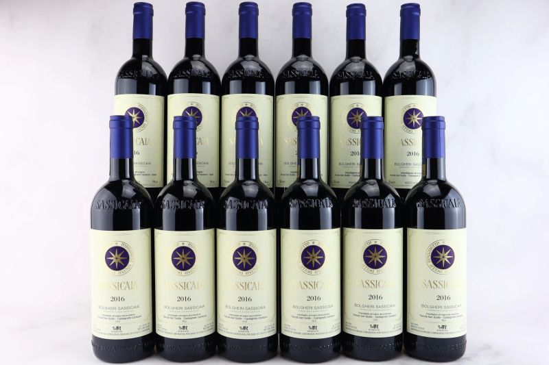 



Sassicaia Tenuta San Guido 2016  - Asta MATERIA - Vini Pregiati e da Collezione - Pandolfini Casa d'Aste