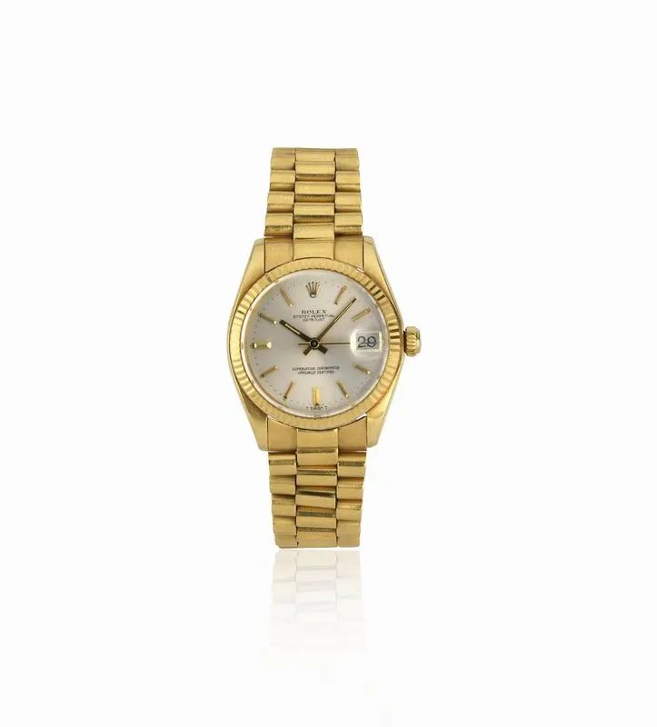 OROLOGIO DA POLSO ROLEX OYSTER PERPETUAL DATEJUST, REF. 6827, CASSA N. 6&rsquo;935&rsquo;459, 1978 CIRCA, IN ORO GIALLO 18K  - Auction WATCHES - Pandolfini Casa d'Aste