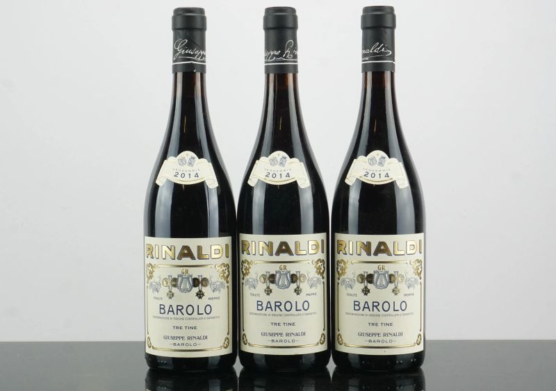 Barolo Tre Tine Giuseppe Rinaldi 2014  - Auction AS TIME GOES BY | Fine and Rare Wine - Pandolfini Casa d'Aste