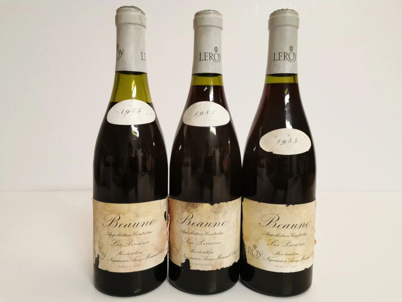 Beaune Les Perri&egrave;res Domaine Leroy Negociant 1985  - Asta ASTA A TEMPO | Smart Wine - Pandolfini Casa d'Aste