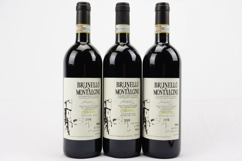      Brunello di Montalcino La Cerbaiona Diego Molinari 2008   - Asta ASTA A TEMPO | Smart Wine & Spirits - Pandolfini Casa d'Aste