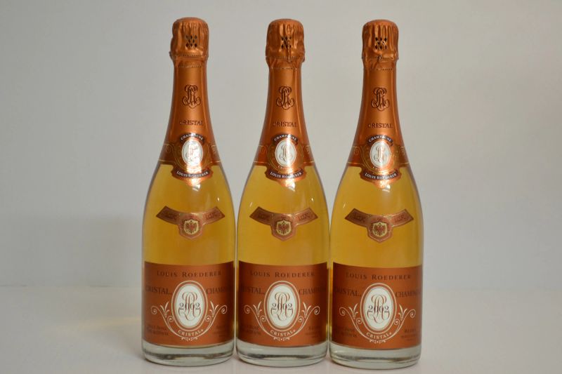Cristal Louis Roederer Ros&eacute; 2002  - Asta Una Prestigiosa Selezione di Vini e Distillati da Collezioni Private - Pandolfini Casa d'Aste