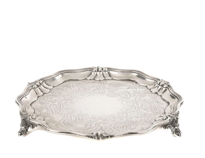      SALVER, LONDRA, 1840, ARGENTIERI CHARLES REILY&GEORGE STORERIN   - Auction Italian and European Silver - Pandolfini Casa d'Aste