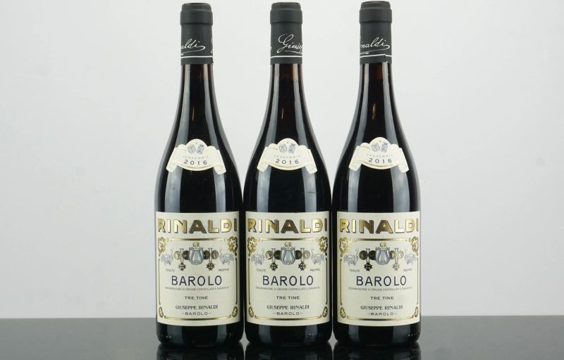 Barolo Tre Tine Giuseppe Rinaldi 2016  - Auction AS TIME GOES BY | Fine and Rare Wine - Pandolfini Casa d'Aste
