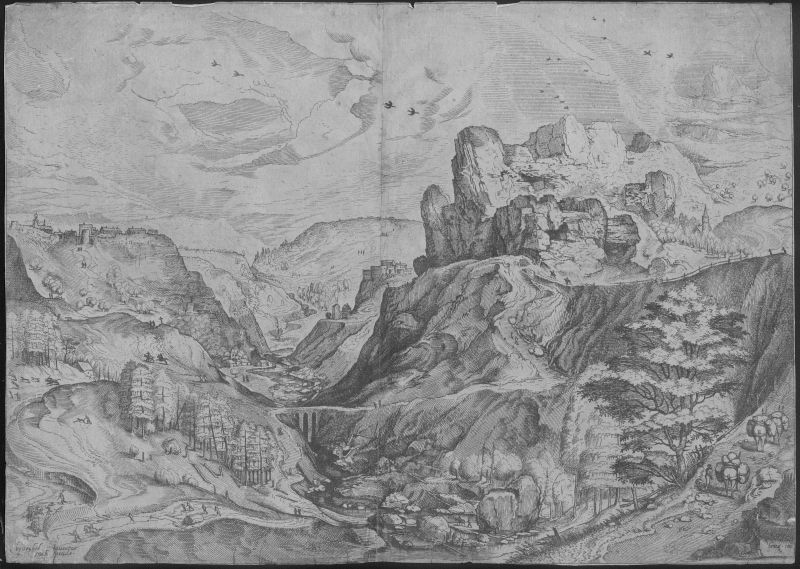      Johannes van Doetecum (attivo tra 1554 - 1600 circa) e Lucas van Doetecum (attivo 1554 - 1584 circa), da Pieter Bruegel the Elder   - Auction Works on paper: 15th to 19th century drawings, paintings and prints - Pandolfini Casa d'Aste