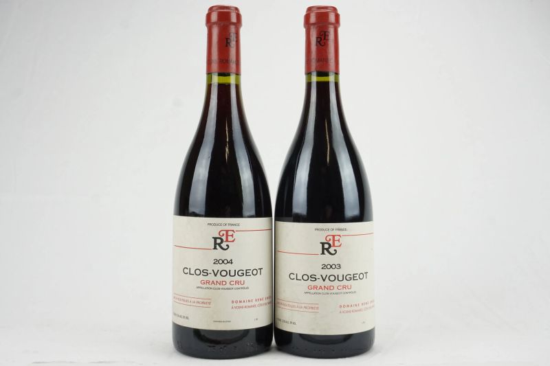     Clos-Vougeot Domaine Ren&eacute; Engel    - Auction Il Fascino e l'Eleganza - A journey through the best Italian and French Wines - Pandolfini Casa d'Aste