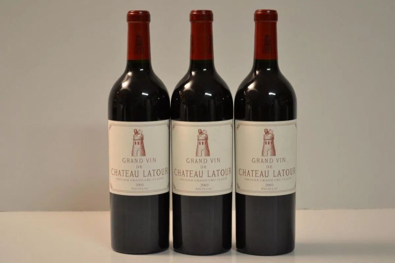 Chateau Latour 2003  - Asta Vini da Collezione da Importanti Cantine Private Italiane - Pandolfini Casa d'Aste