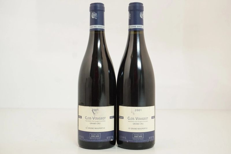      Clos de Vougeot Le Grand Maupertui Domaine Anne Gros 2001   - Asta Vini Pregiati e Distillati da Collezione - Pandolfini Casa d'Aste