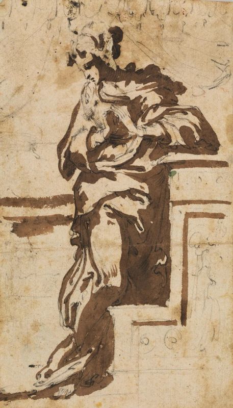      Giovanni Guerra   - Auction Works on paper: 15th to 19th century drawings, paintings and prints - Pandolfini Casa d'Aste