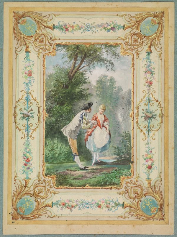      Scuola italiana, sec. XIX   - Auction TIMED AUCTION | Prints, drawings and paintings from private collections and from a Veneto property - part four - Pandolfini Casa d'Aste
