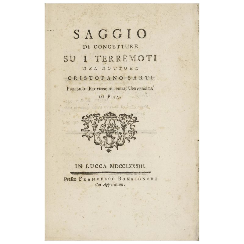 Esemplare in barbe della prima edizione  - Asta LIBRI, MANOSCRITTI E AUTOGRAFI - Pandolfini Casa d'Aste