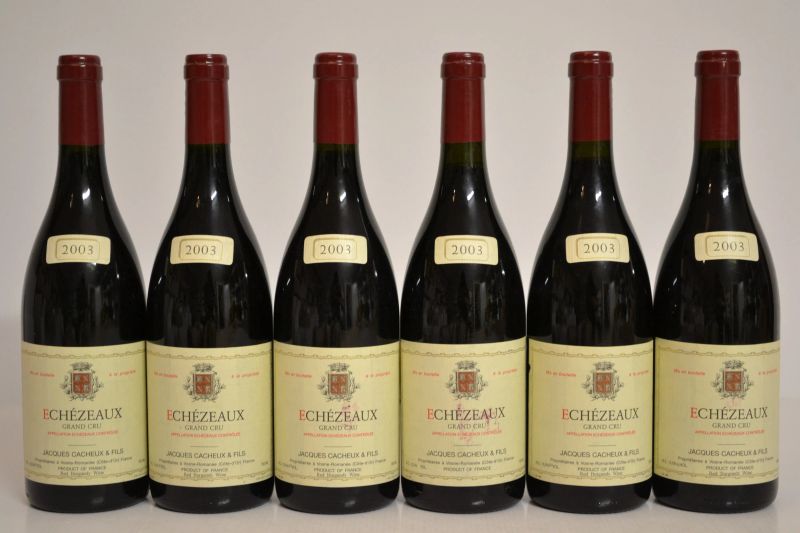 &Eacute;ch&eacute;zeaux Domaine Jacques Cacheux 2003  - Asta Una Prestigiosa Selezione di Vini e Distillati da Collezioni Private - Pandolfini Casa d'Aste