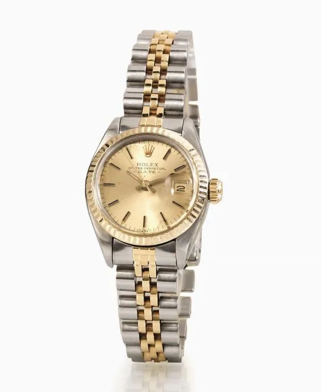 OROLOGIO DA POLSO ROLEX OYSTER PERPETUAL DATE, REF. 6917, SERIALE N.&nbsp;&nbsp;&nbsp;&nbsp;&nbsp;&nbsp;  - Auction Silver, jewels, watches and coins - Pandolfini Casa d'Aste