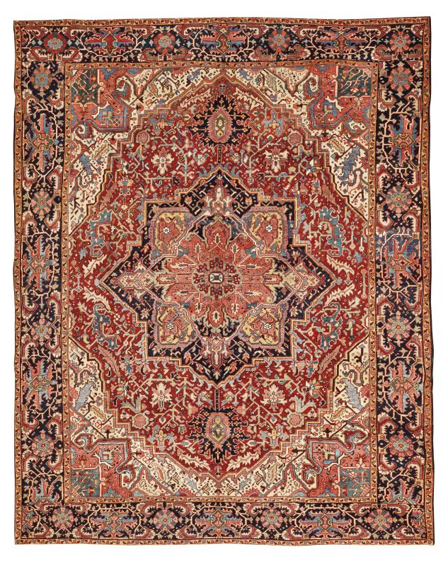      TAPPETO HERIZ, PERSIA, 1940   - Auction important antique rugs - Pandolfini Casa d'Aste