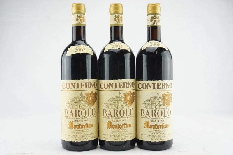 Barolo Monfortino Riserva Giacomo Conterno  - Auction THE SIGNIFICANCE OF PASSION - Fine and Rare Wine - Pandolfini Casa d'Aste
