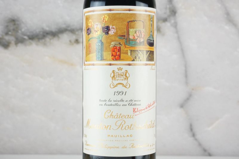 Ch&acirc;teau Mouton Rothschild 1991  - Asta Smart Wine 2.0 | Asta Online - Pandolfini Casa d'Aste