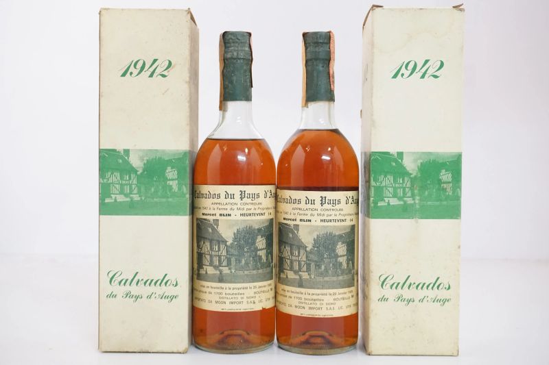      Calvados du Pays d'Auge Marcel Blin 1942   - Asta Vini Pregiati e Distillati da Collezione - Pandolfini Casa d'Aste