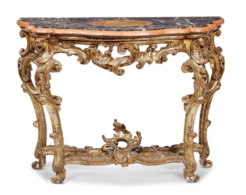      CONSOLE, ITALIA MERIDIONALE, SECOLO XVIII      - Auction European furniture and works of art - Pandolfini Casa d'Aste