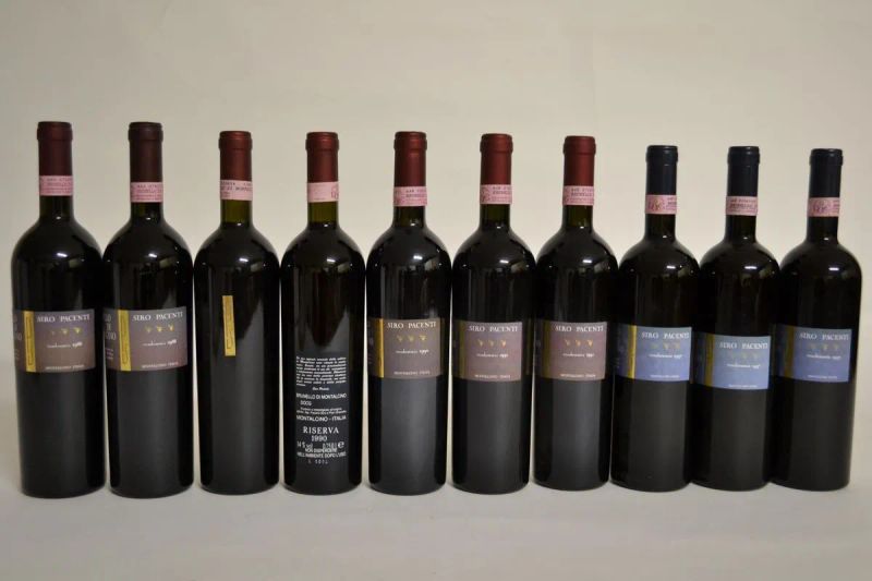 Brunello di Montalcino Siro Pacenti  - Asta PANDOLFINI PER EXPO 2015: VINI PREGIATI E DA COLLEZIONE - Pandolfini Casa d'Aste