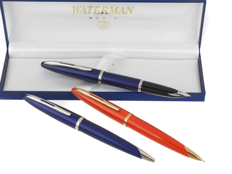      WATERMAN CARENE TRITTICO   - Asta ASTA A TEMPO | PENNE DA COLLEZIONE - Pandolfini Casa d'Aste