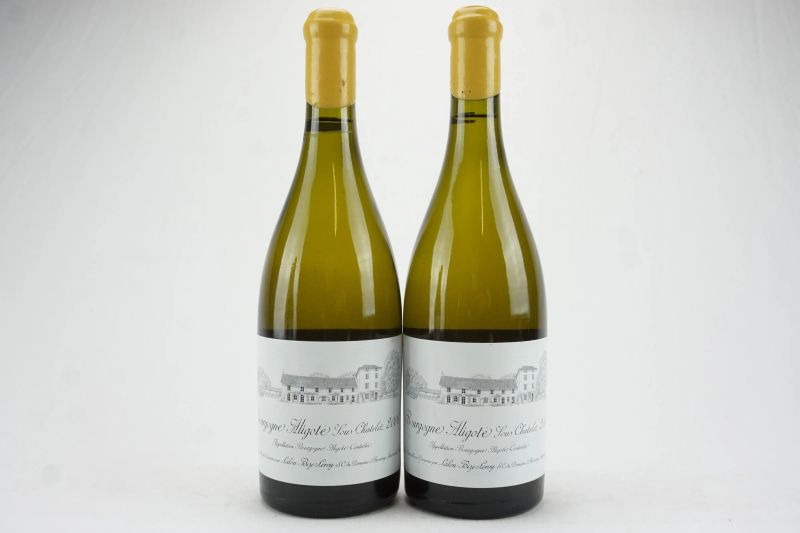      Bourgogne Aligot&eacute; Sous Chatelet Leroy Domaine D&rsquo;Auvenay 2006   - Asta L'Arte del Collezionare - Vini italiani e francesi da cantine selezionate - Pandolfini Casa d'Aste