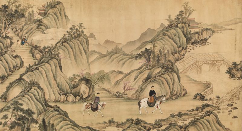 DISEGNO SU CARTA, CINA, DINASTIA QING, SEC. XIX  - Auction Asian Art - Pandolfini Casa d'Aste