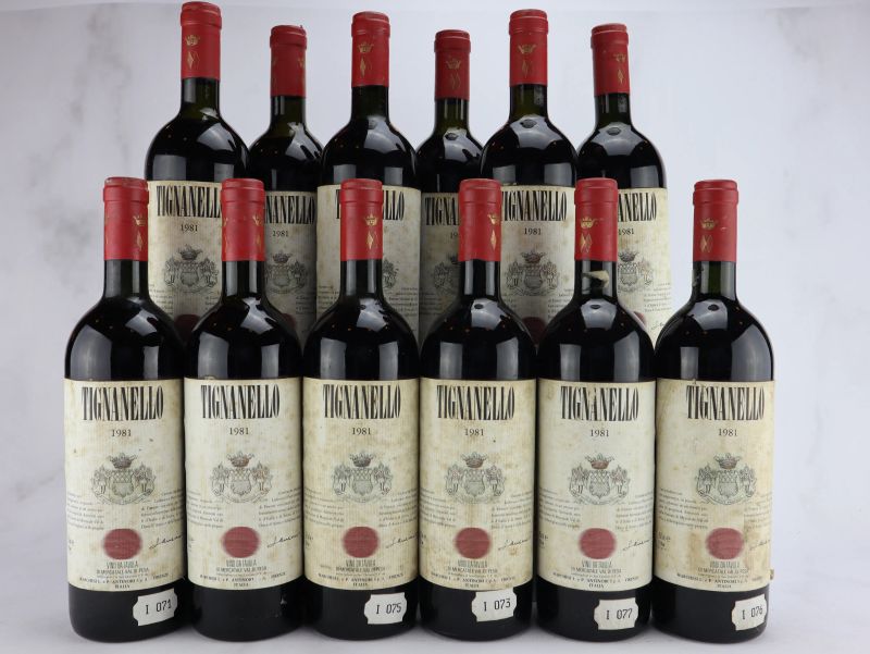 



Tignanello Antinori 1981  - Asta ALCHIMIA - Vini Pregiati e da Collezione - Pandolfini Casa d'Aste