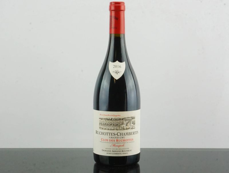 Ruchottes Chambertin Clos des Ruchottes Domaine Armand Rousseau 2016  - Auction AS TIME GOES BY | Fine and Rare Wine - Pandolfini Casa d'Aste