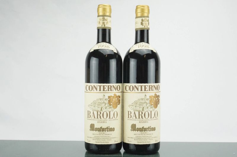 Barolo Monfortino Riserva Giacomo Conterno 1998  - Auction L'Essenziale - Fine and Rare Wine - Pandolfini Casa d'Aste