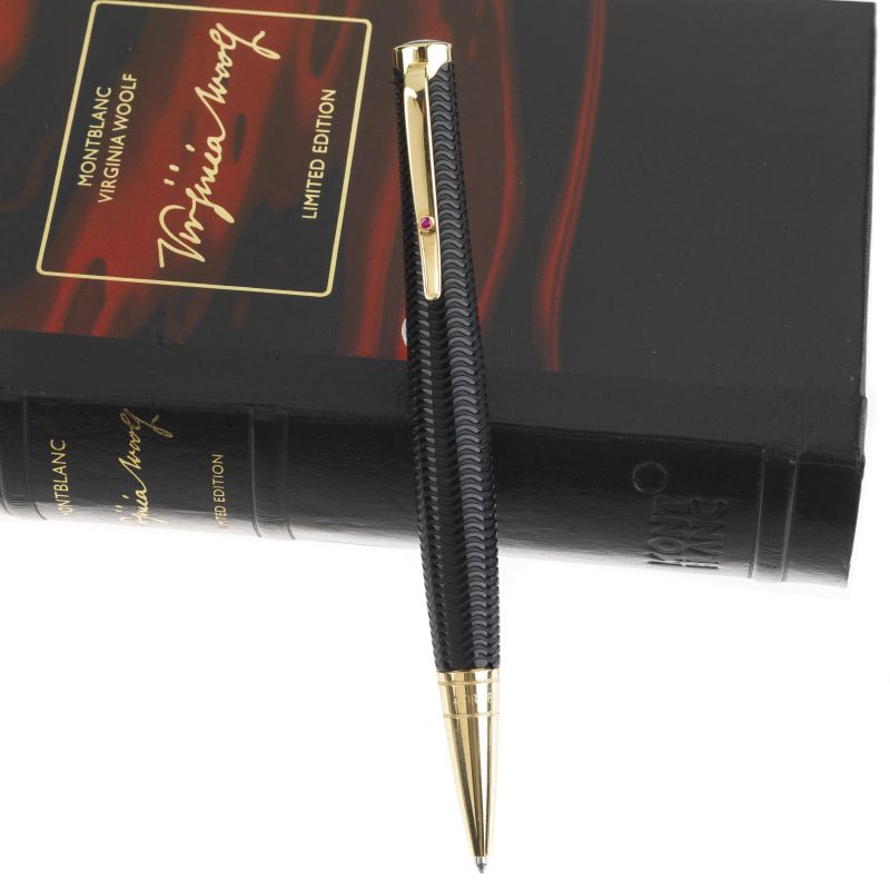 Montblanc : MONTBLANC VIRGINIA WOOLF PENNA A SFERA SERIE SCRITTORI EDIZIONE LIMITATA N. 14498/18000, ANNO 2006  - Asta ASTA A TEMPO | OROLOGI E PENNE - Pandolfini Casa d'Aste