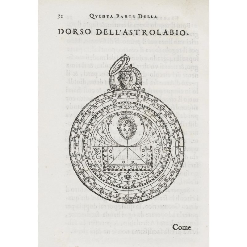 Danti, Egnazio. Trattato dell'uso et della fabbrica dell'astrolabio. Firenze, Giunta, 1569.  - Asta LIBRI, MANOSCRITTI, AUTOGRAFI E STAMPE - Pandolfini Casa d'Aste