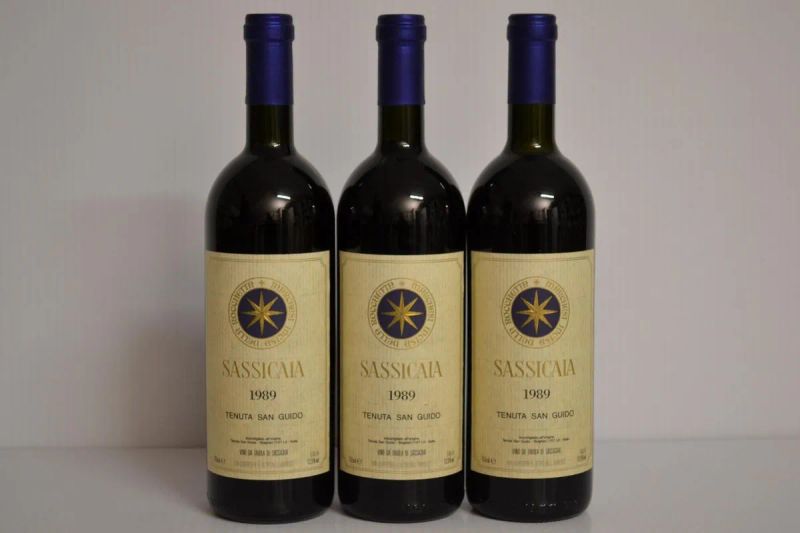 Sassicaia Tenuta San Guido 1989  - Auction Finest and Rarest Wines  - Pandolfini Casa d'Aste
