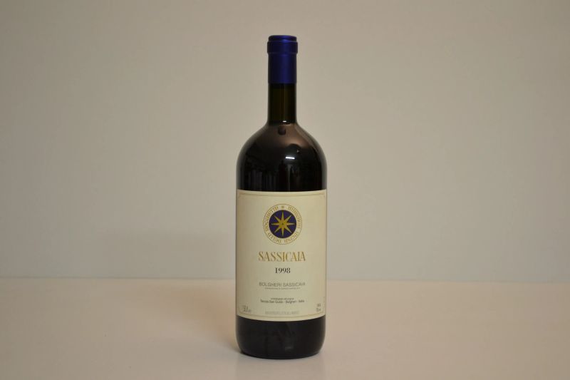 Sassicaia Tenuta San Guido 1998  - Auction A Prestigious Selection of Wines and Spirits from Private Collections - Pandolfini Casa d'Aste
