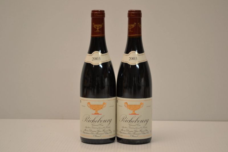 Richebourg Domaine Gros Frere et Soeur 2003  - Auction An Extraordinary Selection of Finest Wines from Italian Cellars - Pandolfini Casa d'Aste