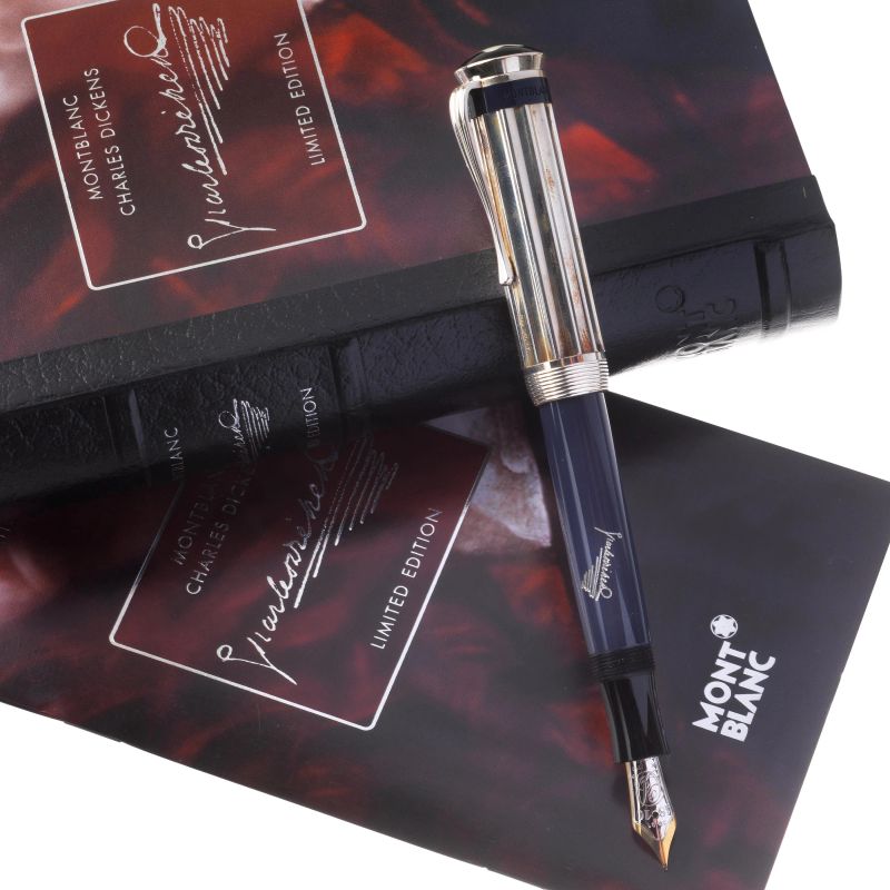 Montblanc : MONTBLANC &quot;CHARLES DICKENS&quot; WRITERS SERIES LIMITED EDITION N. 14374/18000 FOUNTAIN PEN, 2001  - Auction WATCHES AND PENS - Pandolfini Casa d'Aste