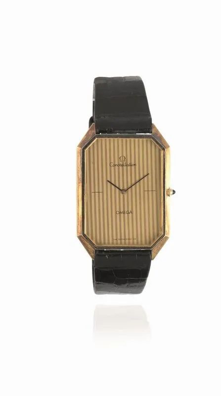 OROLOGIO DA POLSO OMEGA CONSTELLATION IN ORO 18KT, REF. 111104, N. 722858, ANNi ‘70  - Auction WATCHES - Pandolfini Casa d'Aste