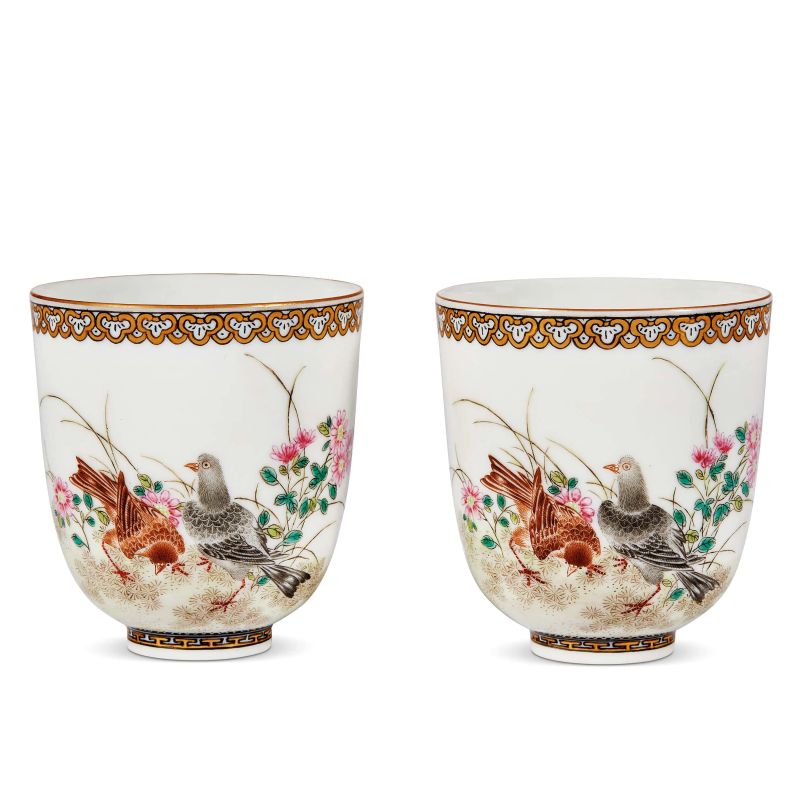 



PAIR OF FAMILLE ROSE PORCELAIN CUPS, CHINA, REPUBLIC PERIOD, 20TH CENTURY  - Auction Asian Art | 东方艺术 - Pandolfini Casa d'Aste