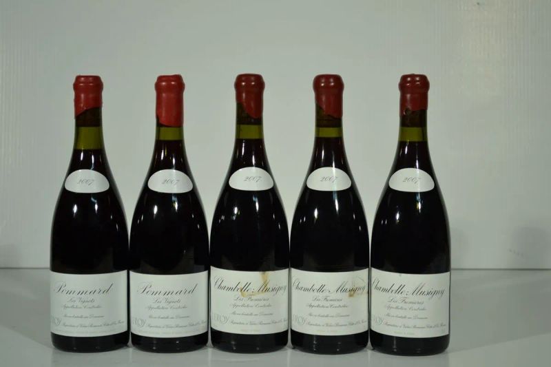 Selezione Domaine Leroy 2007  - Auction Finest and Rarest Wines - Pandolfini Casa d'Aste