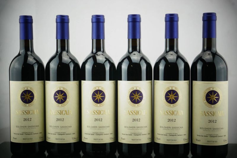 Sassicaia Tenuta San Guido 2012  - Auction AS TIME GOES BY | Fine and Rare Wine - Pandolfini Casa d'Aste