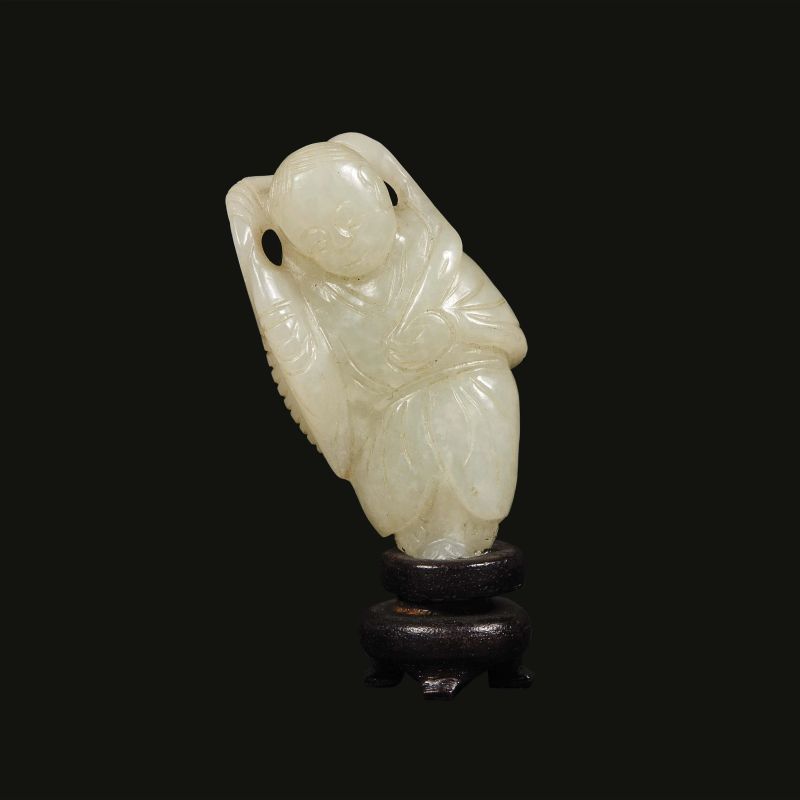 A JADE CARVING, CHINA, QING DYNASTY, 19TH CENTURY  - Auction Asian Art | &#19996;&#26041;&#33402;&#26415; - Pandolfini Casa d'Aste