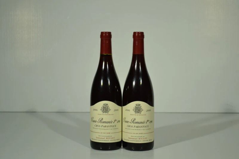 Vosne-Romanee Cros Parantoux Premier Cru Emmanuel Rouget 2006  - Asta Vini pregiati e da collezione - Pandolfini Casa d'Aste