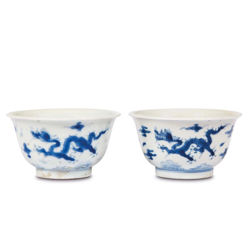 



PAIR OF CUPS WITH DRAGONS, CHINA, QING DYNASTY, 18TH CENTURY  - Auction Asian Art | 东方艺术 - Pandolfini Casa d'Aste