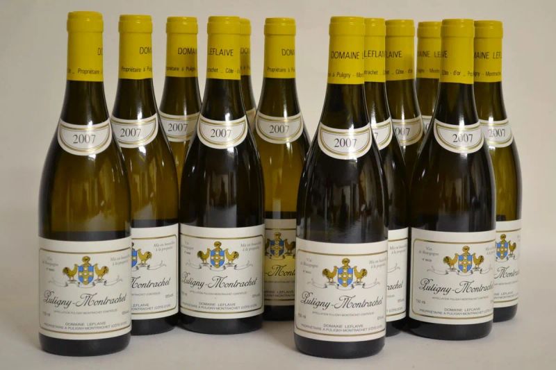 Puligny-Montrachet Domaine Leflaive 2007                                    - Auction The passion of a life. A selection of fine wines from the Cellar of the Marcucci. - Pandolfini Casa d'Aste