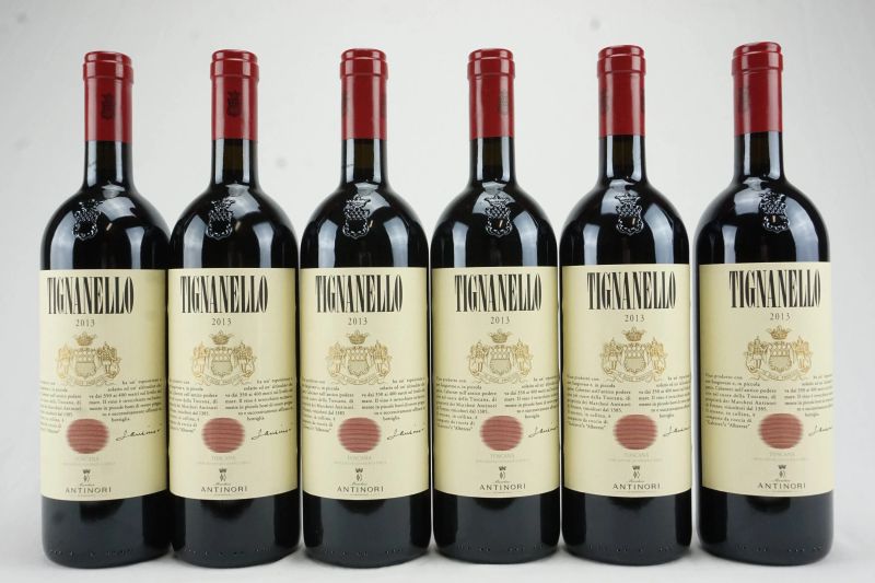      Tignanello Antinori 2013   - Asta L'Arte del Collezionare - Vini italiani e francesi da cantine selezionate - Pandolfini Casa d'Aste
