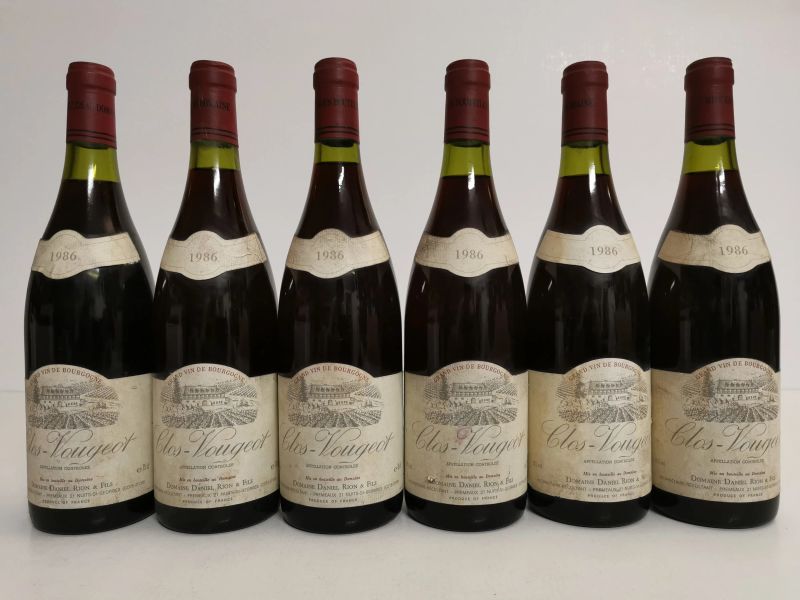 Clos Vougeot Domaine Daniel Rion &amp; Fils 1986  - Asta ASTA A TEMPO | Smart Wine - Pandolfini Casa d'Aste