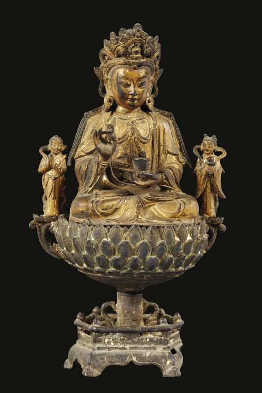      SCULTURA DI GUANYIN, DINASTIA MING, SEC. XVII    - Auction Asian Art - &#19996;&#26041;&#33402;&#26415; - Pandolfini Casa d'Aste