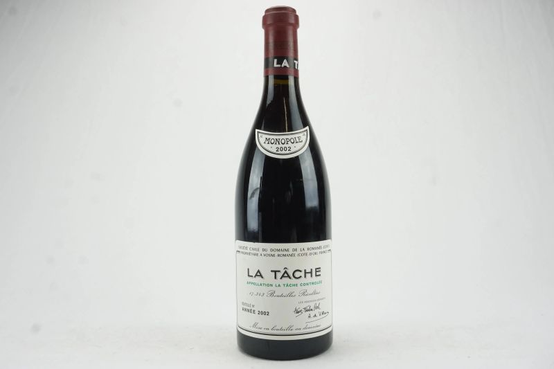      La T&acirc;che Domaine de la Roman&eacute;e Conti 2002    - Auction The Art of Collecting - Italian and French wines from selected cellars - Pandolfini Casa d'Aste