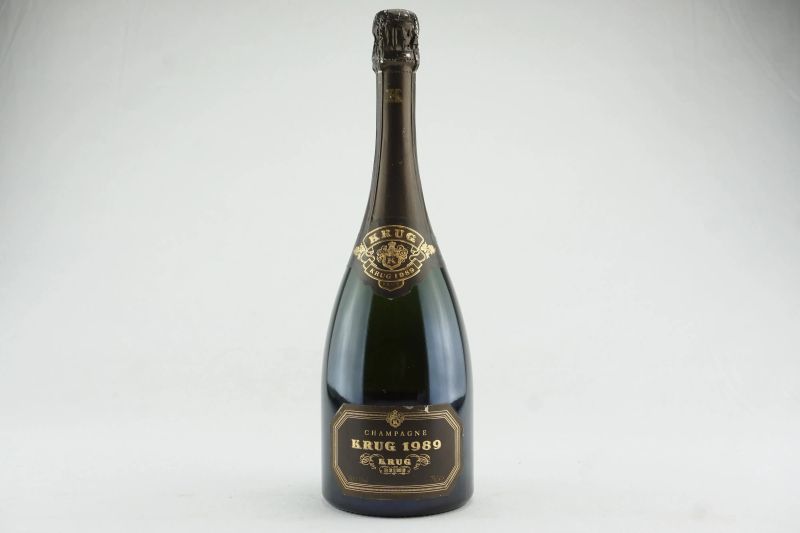 Krug 1989  - Auction THE SIGNIFICANCE OF PASSION - Fine and Rare Wine - Pandolfini Casa d'Aste