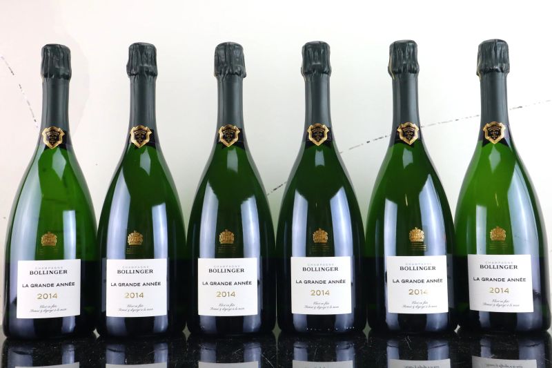 



Bollinger La Grande Ann&eacute;e 2014  - Asta FORMA - Vini Pregiati e da Collezione - Pandolfini Casa d'Aste